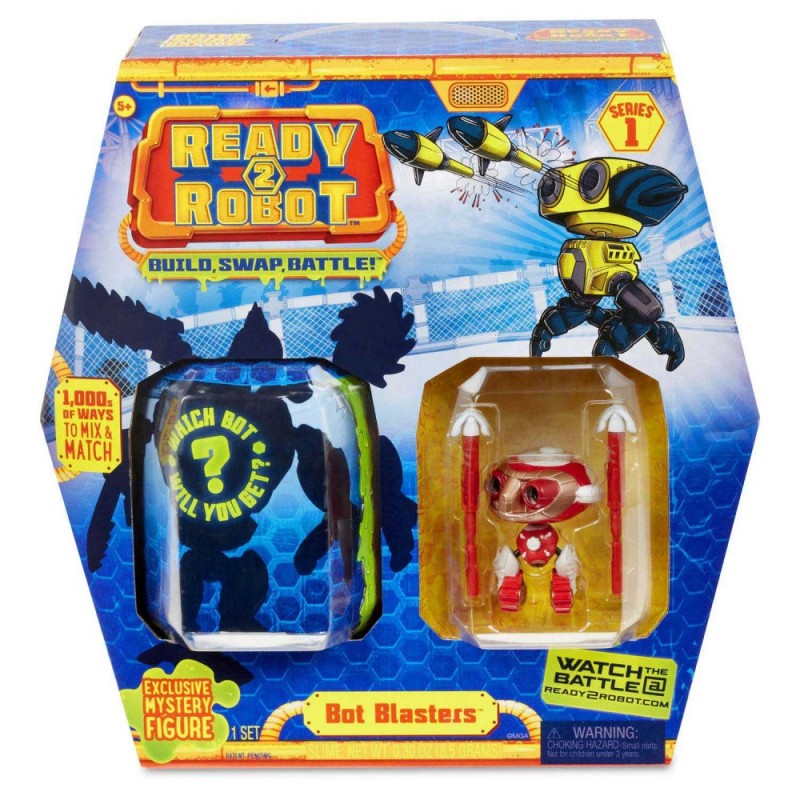 Brand Unit Ready 2 Roboter-Bot-Blaster rot. Machen Sie Ihren eigenen Roboter