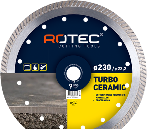 Rotec 704.2303ts turbo ceramic', ø230x22,2mm - 704.2303ts