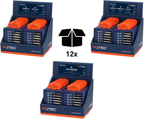 Rotec bitset | impact | 6-delig | e6.3 x 50mm | ph-pz-t - 825.0135