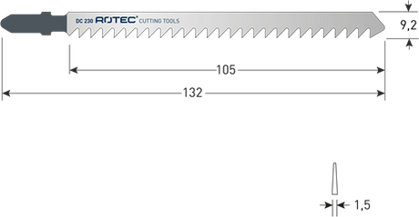 Rotec decoupeerzaag | dc230 | 2 stuks - 520.0232