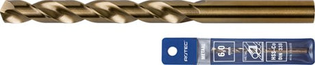 Rotec hss-co5 spiraalboor din 338 cobalt splitpoint 2,5 mm (etui) - 111.0250e - 111.0250e