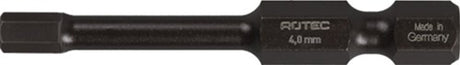 Rotec impact insertbit inbus 4,0 l=50mm e 6,3 basic - 5 stuks - 8174104 - 817.4104