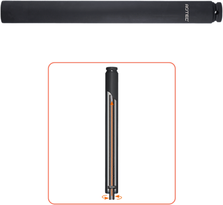 Rotec krachtdop | binnenvierkant 1 2 | extra lang | l=310 | sw 24 - 842.3024