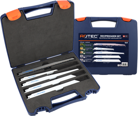 Rotec reciprozaagbladenset | 525 | 25-delig | hout en metaal - 525.9000