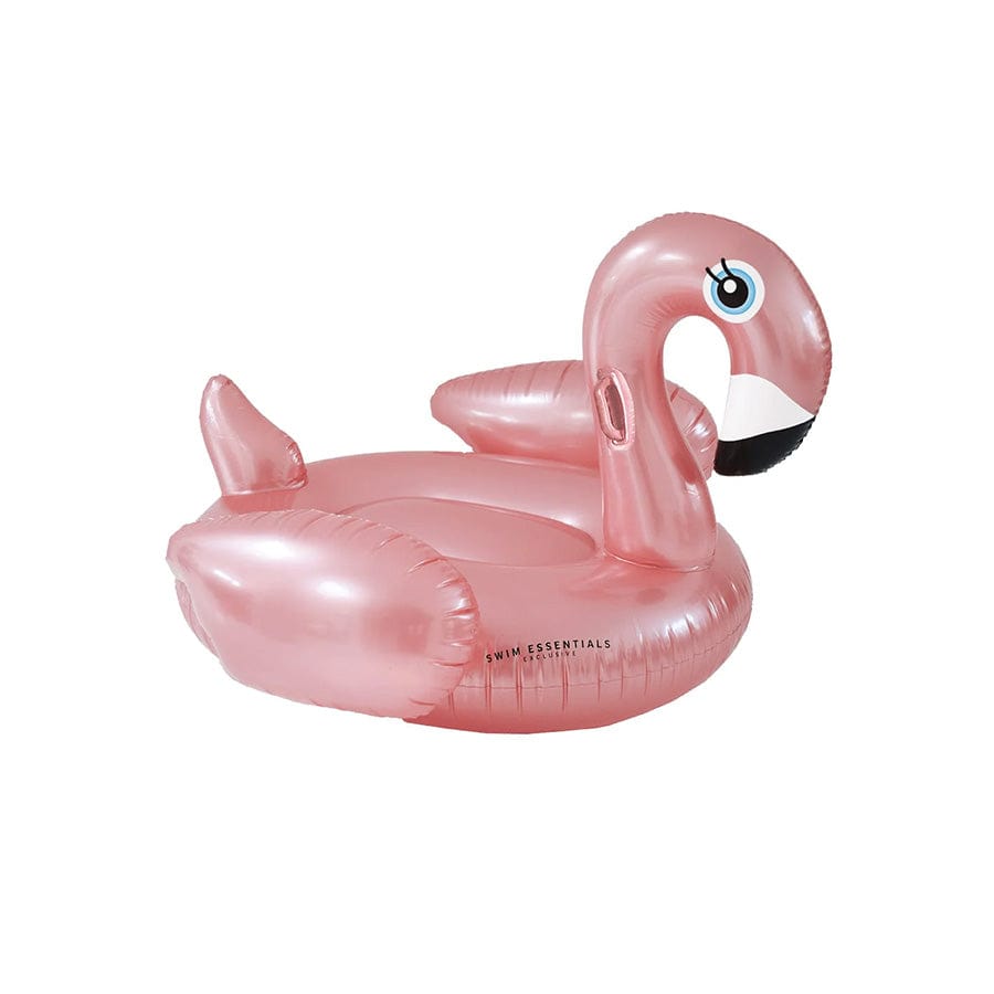 Traumlandschaft | Roségoldener aufblasbarer Flamingo XXL