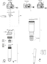 Rockshox Stoßdämpfer Sidluxe Ultimate RL Mod. 23 Hinterradstoßdämpfer RS Sidluxe Ult Rl 145 x 27,5 mm