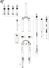 RockShox Federgabel Recon Silver RL 29 Federgabel RS Recon Sil.RL 1,5 bis 1 1 8 Schwarz