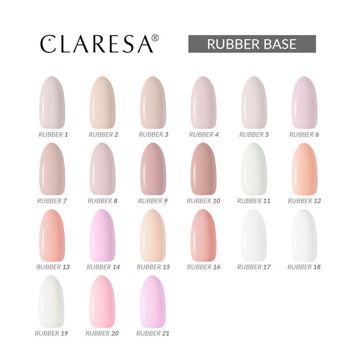 Claresa Gummi-Basislack 5 ml 13