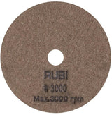Rubi diamantblad | 100 mm | droog polijsten | korrelgrootte 3000 - 62976