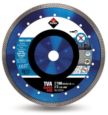 Rubi diamantschijf turbo viper (tva) | 180mm - 31934