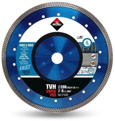 Rubi Diamantsägeblatt Turbo Viper TVH 200 x 25,4 mm – Diamantscheibe