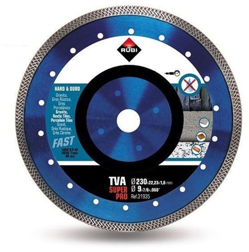 Rubi Diamond Disc Turbo Viper (TVA) | 230 x 1,6 x 22,2 mm – 31935