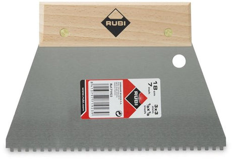 Rubi eenvoudige lijmspaan | 18 cm 3x3 mm | houten greep - 71923