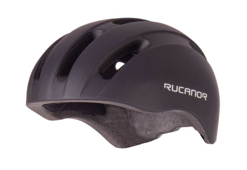 Rucanor City Flow Fahrradhelm E-Bike verstellbar Schwarz Größe 58-61 cm (L)