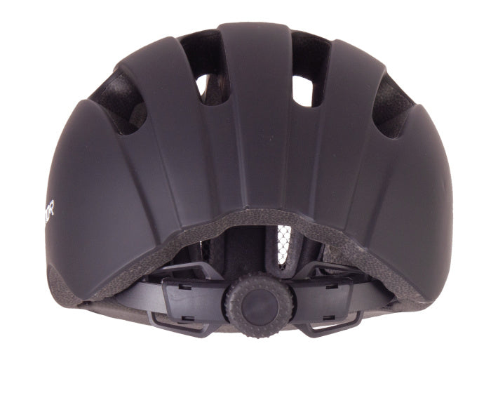 Rucanor City Flow Fahrradhelm verstellbar Schwarz Größe 55-58 cm (M)