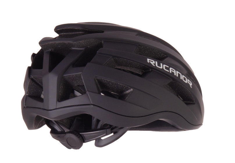 Rucanor Grav Fahrradhelm verstellbar Schwarz Größe 55-58 cm (M)