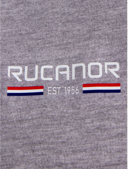 Rucanor Raffi Basic Shirt Round Hals Männer graue Größe xxl