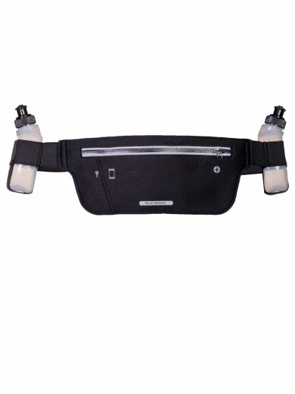 Rucanor Running Hip Bag 2 Flaschen Unisex schwarz