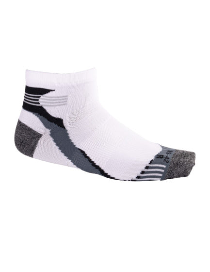 Rucanor Running Socken kurz 2-Pack weiß grau Größe 43-46