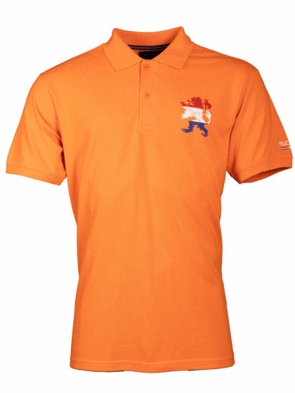 Rucanor Football Polo T-Shirt Kurzarm Männer Orange Größe xxl