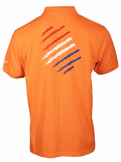Rucanor Football Polo T-Shirt Kurzarm Männer Orange Größe xxl