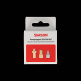 Simson pompnippel assortiment 3-delig
