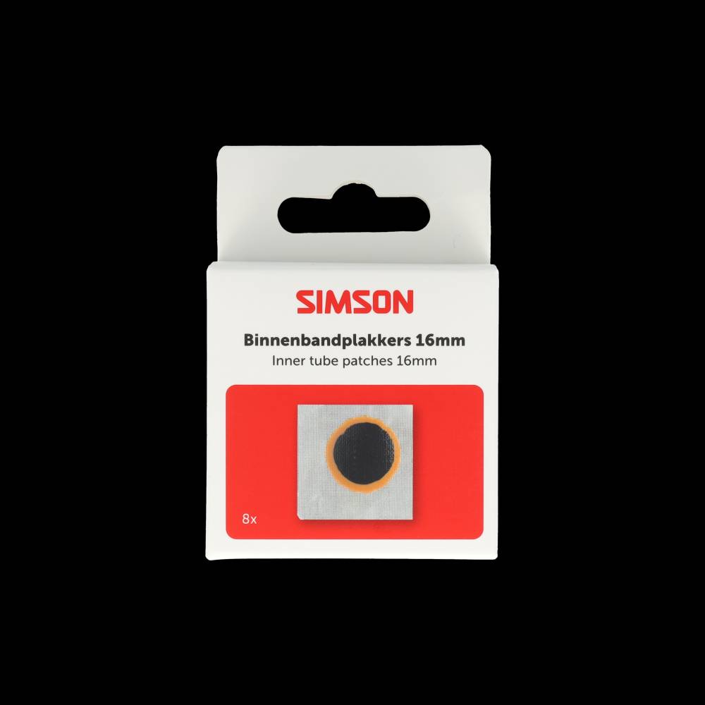 Simson binnenbandpleisters 16mm 8st