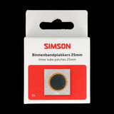 Simson binnenbandpleisters 25mm 8st