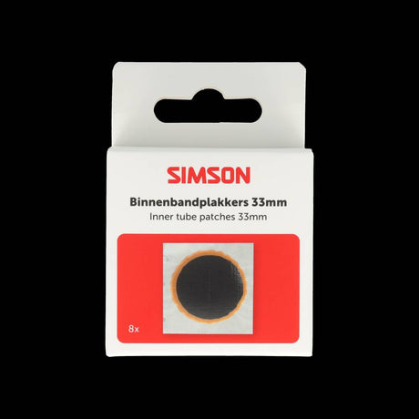 Simson binnenbandpleisters 33mm 8st