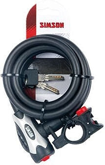 Simson Cable Lock Pro 12x180 Black