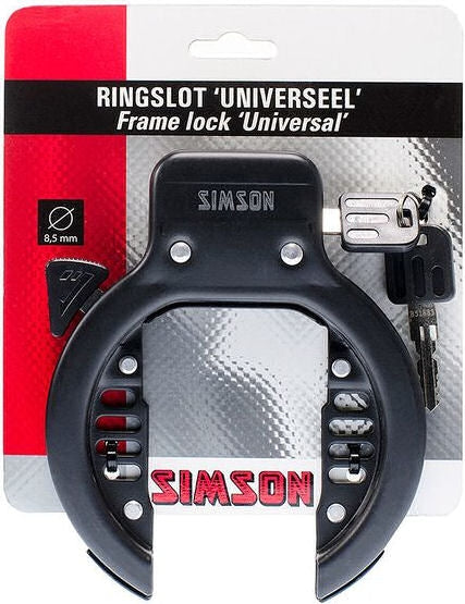 Simson Ringslot normalmente universal 5.7 cm negro sin arte