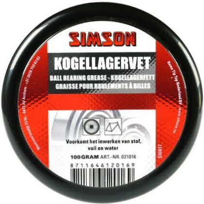 Simson kogellagen debela črna