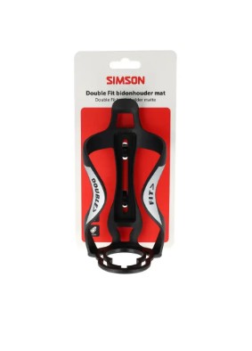 Simson Flaschen- und Wasserflaschenhalter Double Fit mattschwarz