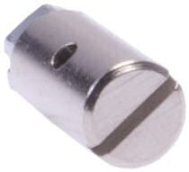 Pezones de tornillo simson 15 x 8 mm de plata 2 piezas