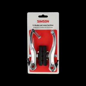 Simson V-Brake-Bremssatz als Vorder- und Hinterradbremse geeignet
