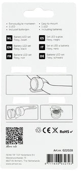 Simson Lighting Set 'Flexy' LED -sæt sort