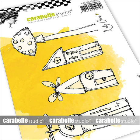 Carabelle Studio • Klebestempel A6 Feenstadt