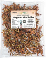 Safari Kangaroos Play Set 2,5 cm Brown 192-Stück