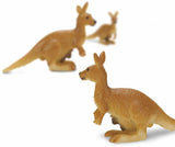 Safari Kangaroos Play Set 2,5 cm Brown 192-Stück