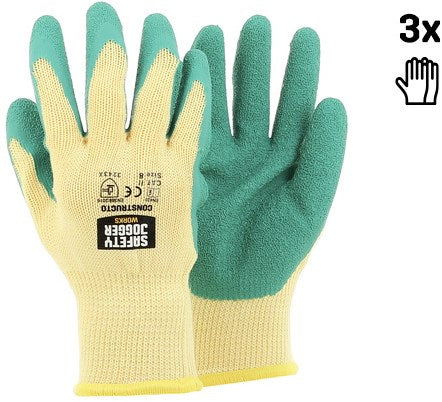 Ty sichere Jogger-Handschuhe Konstrukto 3243x | grün gelb | Größe 8 - 00.118.101.08