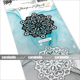 Carabelle Studio • Kunststempel-Schablonenset Deckchen Nr. 2