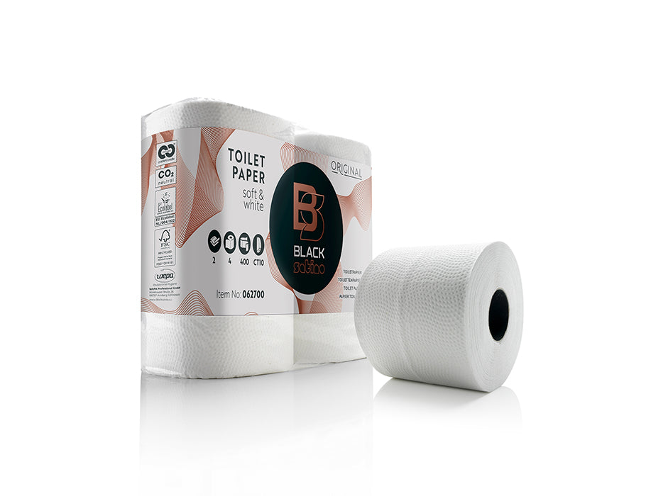 Satino Toilettenpapier Original – 1 Packung – 4 x 400 – 2 Schichten