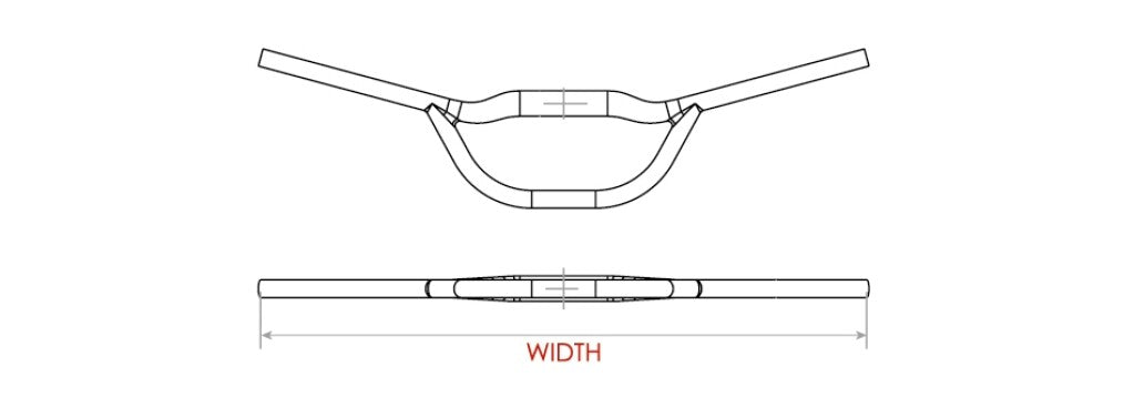 Satoror Stering Aero Ø31.8mm b = 700mm Matot