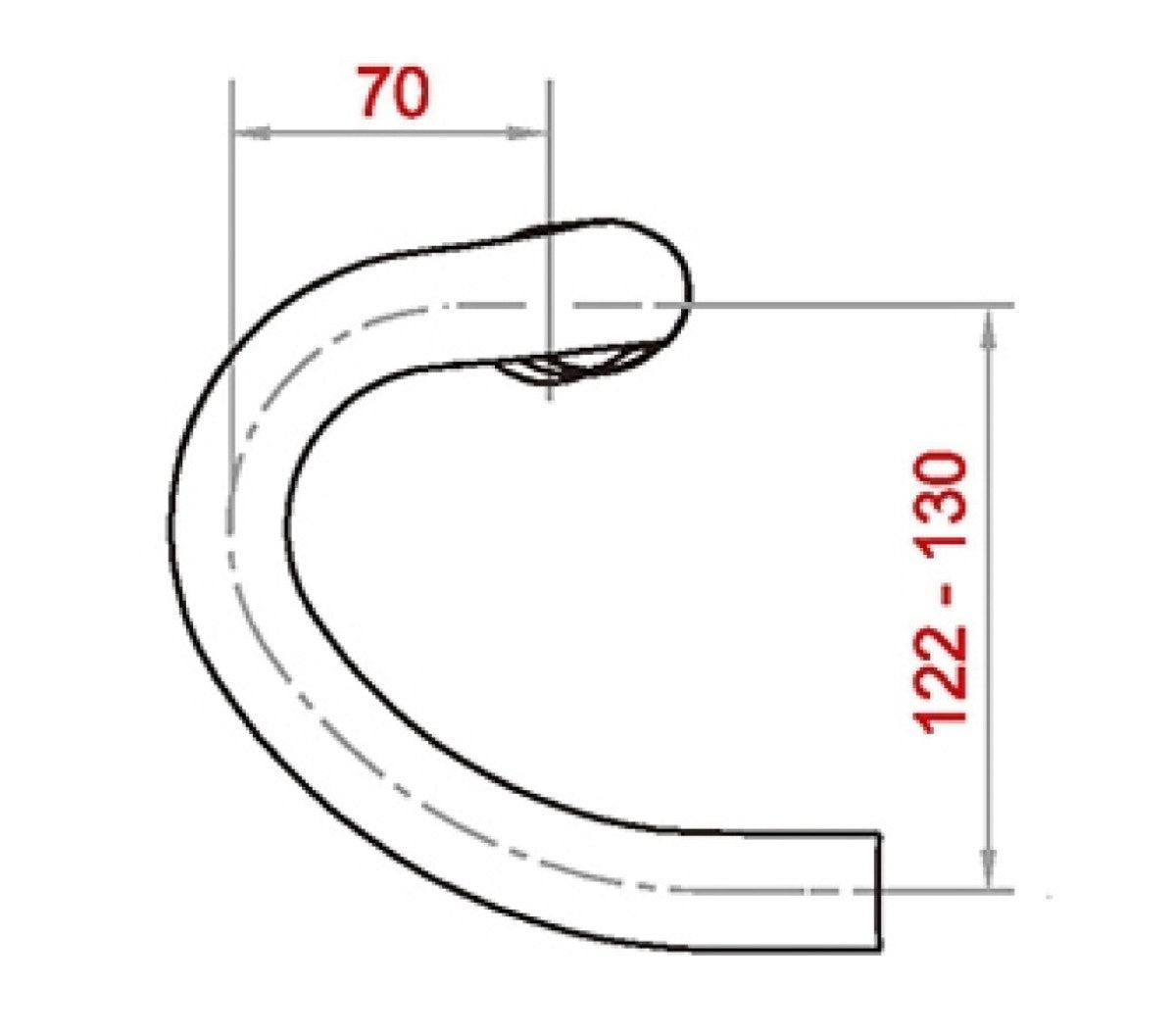 Satori Lenkung X-Race Aero Ø31.8mm B = 420 mm Matt Schwarz