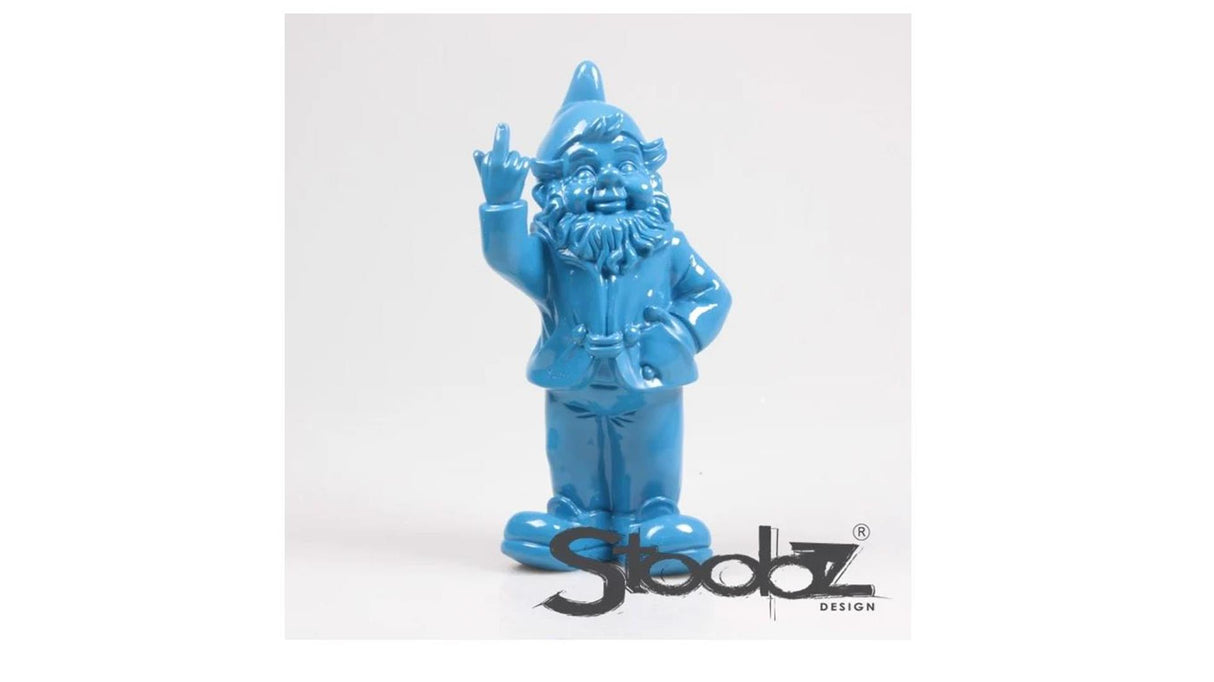 Stoobz design stoobz kabouter f*ck you blauw 10cm
