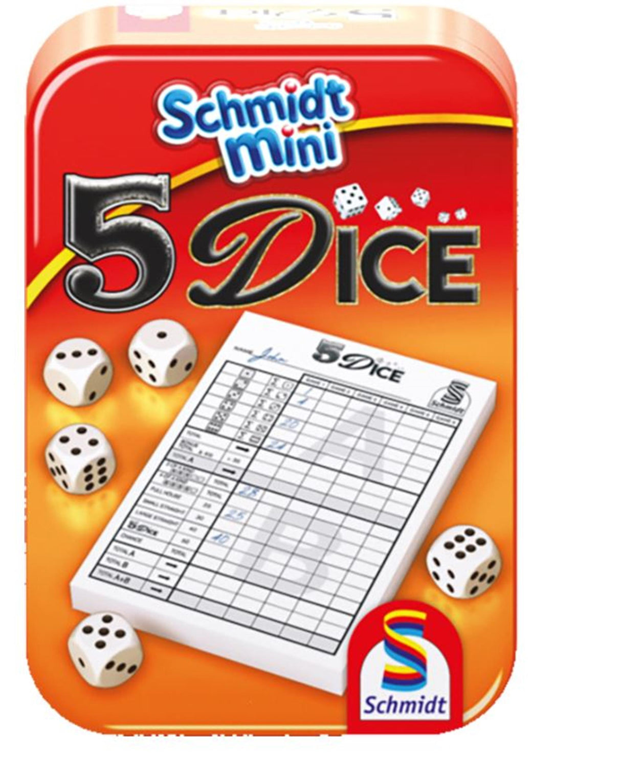 999Games Schmidt 5 Würfel Würfelspiel in der Dose