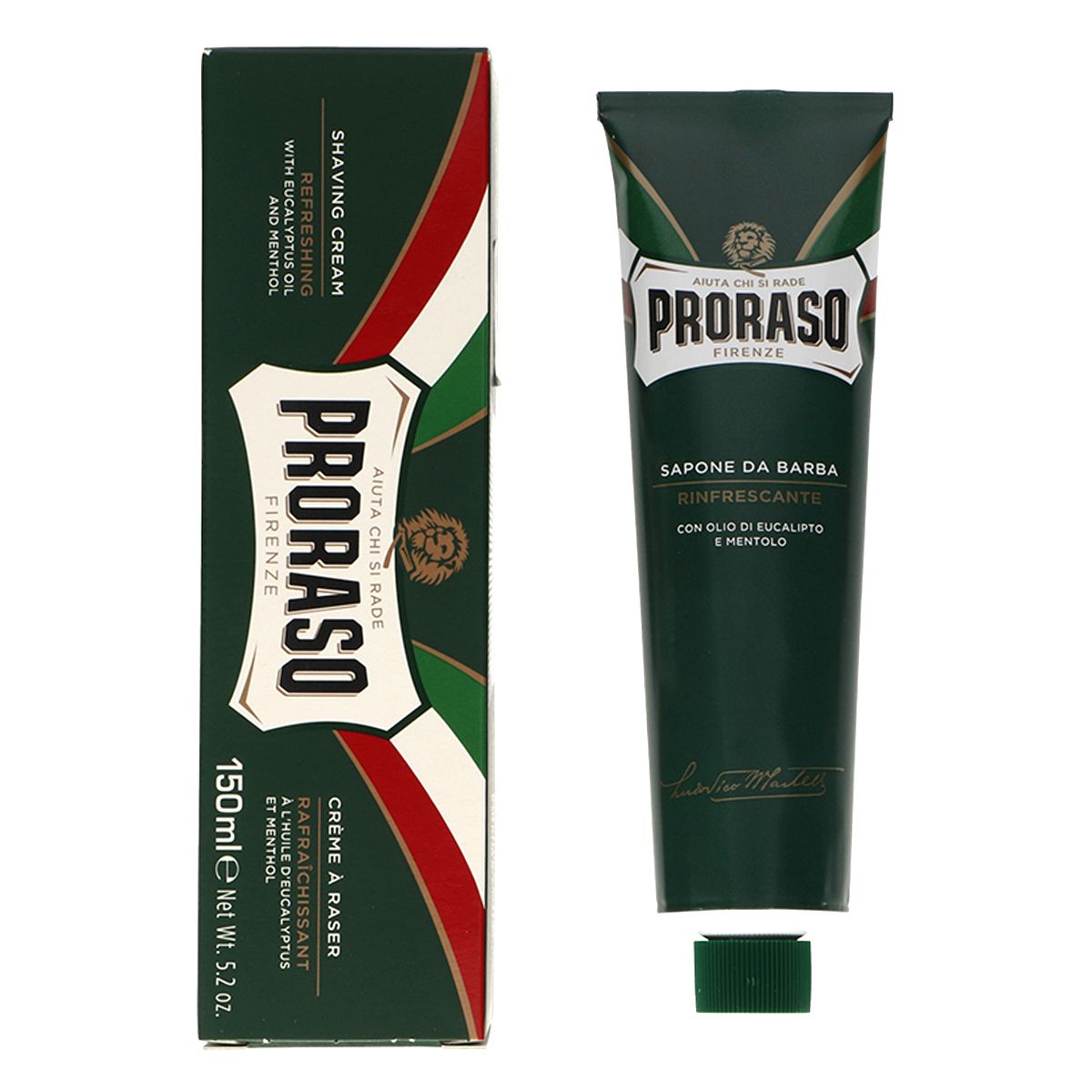 Proraso Rasiercreme Eukalyptus-Menthol, Tube 150 ml