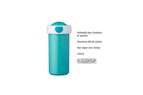 Mepal Schulbecher Campus - 300 ml - gut schließend - Trinkbecher für Kinder - Frozen 2
