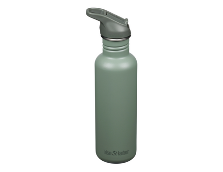 Klean Kanteen Trinkflasche – klassisch – Sportverschluss mit Flip – Meeresspray – 800 ml