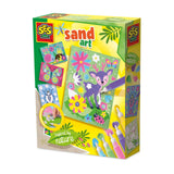 Sechsfarbige Sandkunst